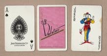Advertising playing cards Valstar weatherwear & travel wear. circa 1930's