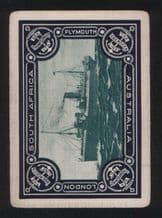 Advertising Playing cards. Aberdeen shipping Line by Thomson & co. London.