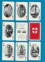 Advertising souvenir playing cards British Travel assertion .London views