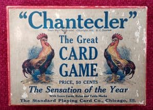 Antique Chickens Poultry cards game 