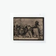 Antique cigarette Cards Lepers of Jerusalem Palestine circa 1912