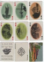Antique souvenir railways playing cards Southern Pacific Rail-lines