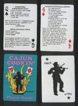 Cajun Cookin' Collectible Playing cards southern recipe