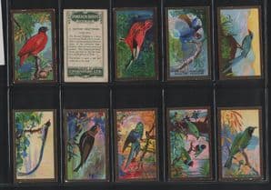Cavanders cigarette cards FOREIGN BIRDS 1926  set