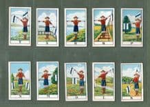 Cgarette cards set Scouts Signalling series 1922 by B.A.T