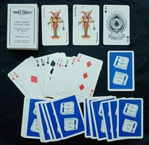 Cigarette Advertising playing cards, State Express 333 cigarettes