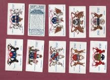 Cigarette cards Arms of Companies, Ironmongers, Clothworkers ,