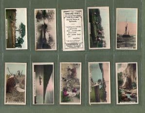 Cigarette cards British Countryside The Homeland  poetry set 1926