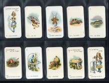 Cigarette cards cards game Alice in Wonderland 1930