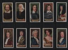 Cigarette Cards Celebrities of British History 1935