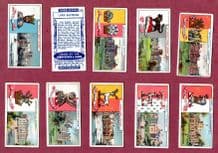 Cigarette cards Country Seats and arms 1909 Heraldic collector's items