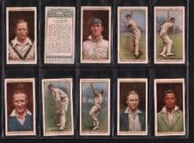 Cigarette cards Cricketers 1928 set of 50 By wills