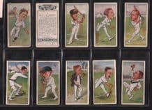 cigarette cards Cricketers caricatures by RIP 1926