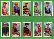 Cigarette cards Famous Jockeys 1936 set of 48 complete