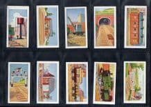 Cigarette cards MODEL RAILWAYS 1927, Coal Wagon, Post Office Mail Van, & More