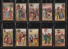 cigarette cards Nations 1923 China Turkey Greece, Russia