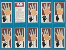 Cigarette cards Palmitrys 1979 Fortune telling set