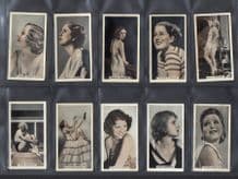 Cigarette cards set 1936 Cinema Celebrities, Marlene Dietrich-Ginger Rogers