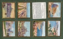 Cigarette cards set Around the Mediterranean,Monte Carlo,Damascus,Cairo,Tripoli