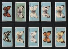 Cigarette cards set British Butterflies 1930