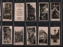 Cigarette cards set British Royal & Ancient Buildings