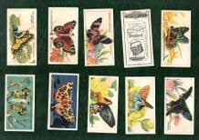 Cigarette cards set Butterflies Girls W/ butterfly wings