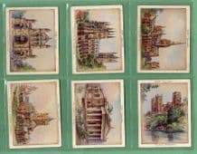 Cigarette cards set Cathedrals 1933 ST PAUL'S, YORK MINSTER , CANTERBURY, ELY,