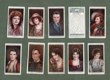 cigarette cards set Cinema Stars 1928 set second series