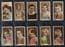Cigarette cards set Cinema Stars 1934 Abdulla hand-coloured