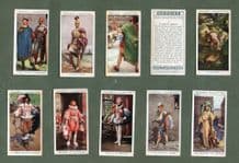 Cigarette cards set Dandies 1932.Narcissus,Walter Raleigh, Lord Byron
