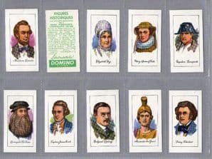 Cigarette cards set Figure Historique  A. Lincoln, Church
