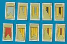 Cigarette cards set Flags & Pennons 1926 issued with "Eagle Bird"