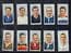 Cigarette cards set Football Club Captains 1936, DIXIE DEAN , CHELSEA ,ARSENAL,