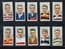 Cigarette cards set Football Club Captains 1936, DIXIE DEAN , CHELSEA ,ARSENAL,