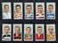 Cigarette cards set Football Club Captains 1936, DIXIE DEAN , CHELSEA ,ARSENAL,