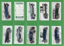 Cigarette cards set Motor cars Waverley Dodge Cadillac Talbot Riley Renault