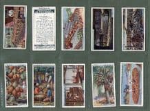 Cigarette cards set Products of the World 1928 Pearls,Coffee,