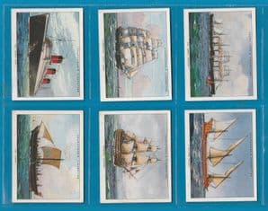 cigarette cards set The Story of Navigation , Queen Mary ,Cutty Sark