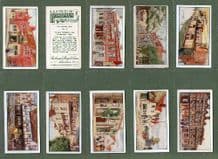 Cigarette cards set tobacco cards Old English Inns. 1923