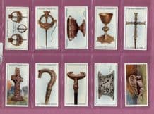 Cigarette cards set Treasures of Ireland 1930