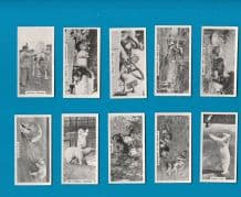Cigarette cards set,Whipsnade Zoo Polar Bear, Lion Elephant,