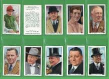Cigarette cards Sporting Personalities, Boxing, Cricket