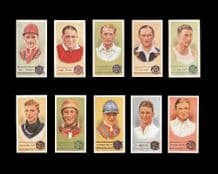 CIGARETTE CARDS SPORTSMEN Jockeys Footballers Tennis