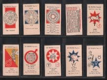 Cigarette cards tarot set What the stars say. 1934