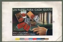 Cigarette Rolling Papers printer's proof for cigarette rolling papers #081