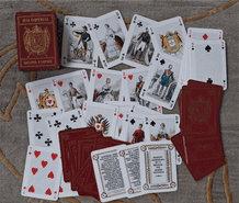 Collatable  playing cards Jeu Imperial Second Empire Cards by Dusserre Mai