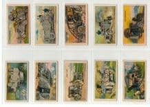 Collctable cigarette cards set War Weapons 1914 Zeppelin dirigables zepellin