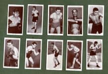 Collctable Cigarette cardsset Boxing, Jack Dempsey Jack Johnson, etc
