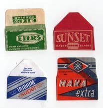 Collctable Razor Blade Wrappers Lamette da barba Lame de rasoir #423