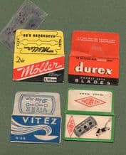 Collctable Razor Blade Wrappers Lamette da barba Lame de rasoir #642